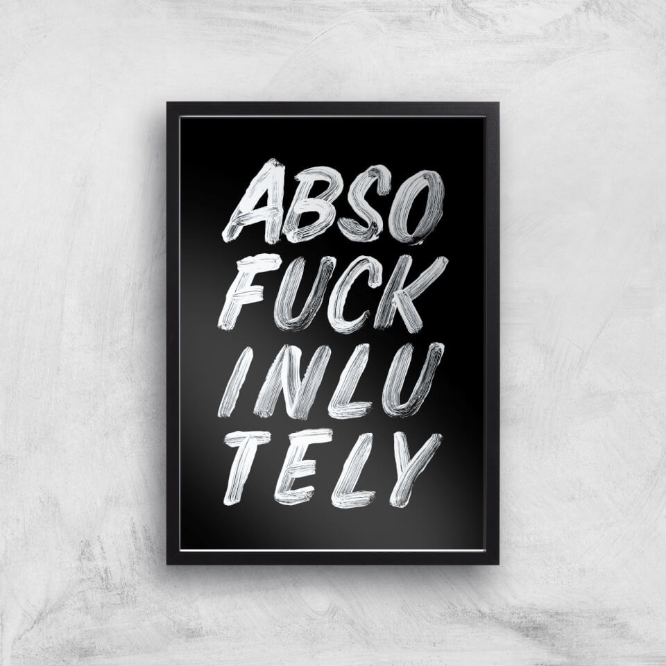 The Motivated Type Absolutely Giclee Art Print