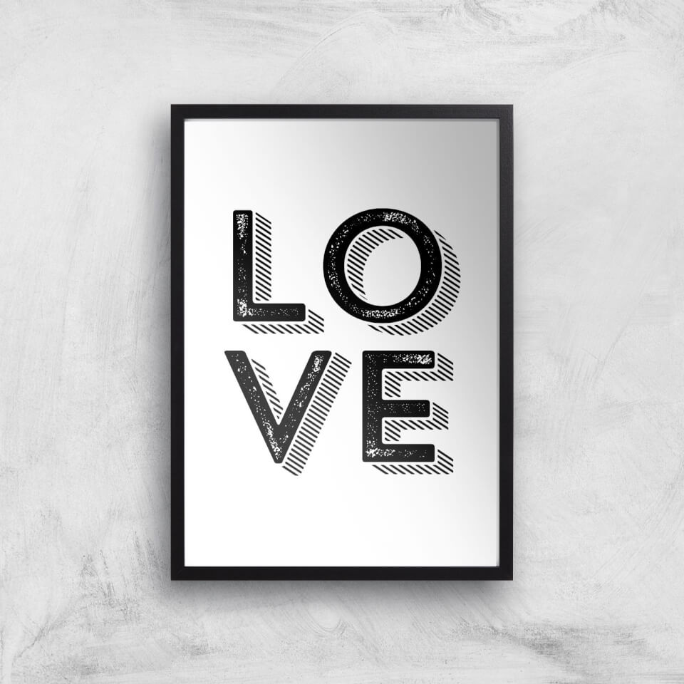 The Motivated Type LOVE Letterpress Giclee Art Print