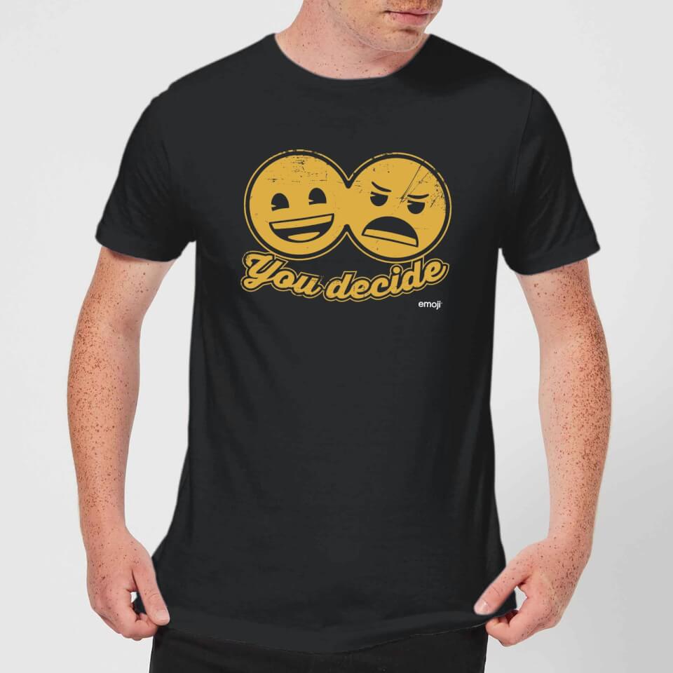 Emoji You Decide Men's T-Shirt - Black