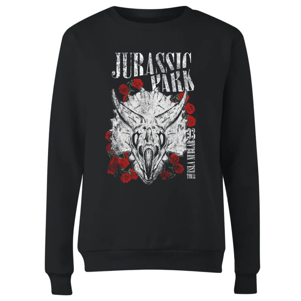 Jurassic Park Isla Nublar 93 Women's Sweatshirt - Black