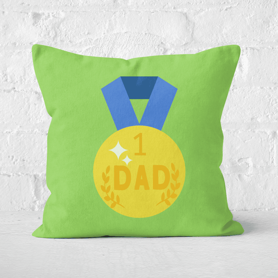 Dad Medal Square Cushion