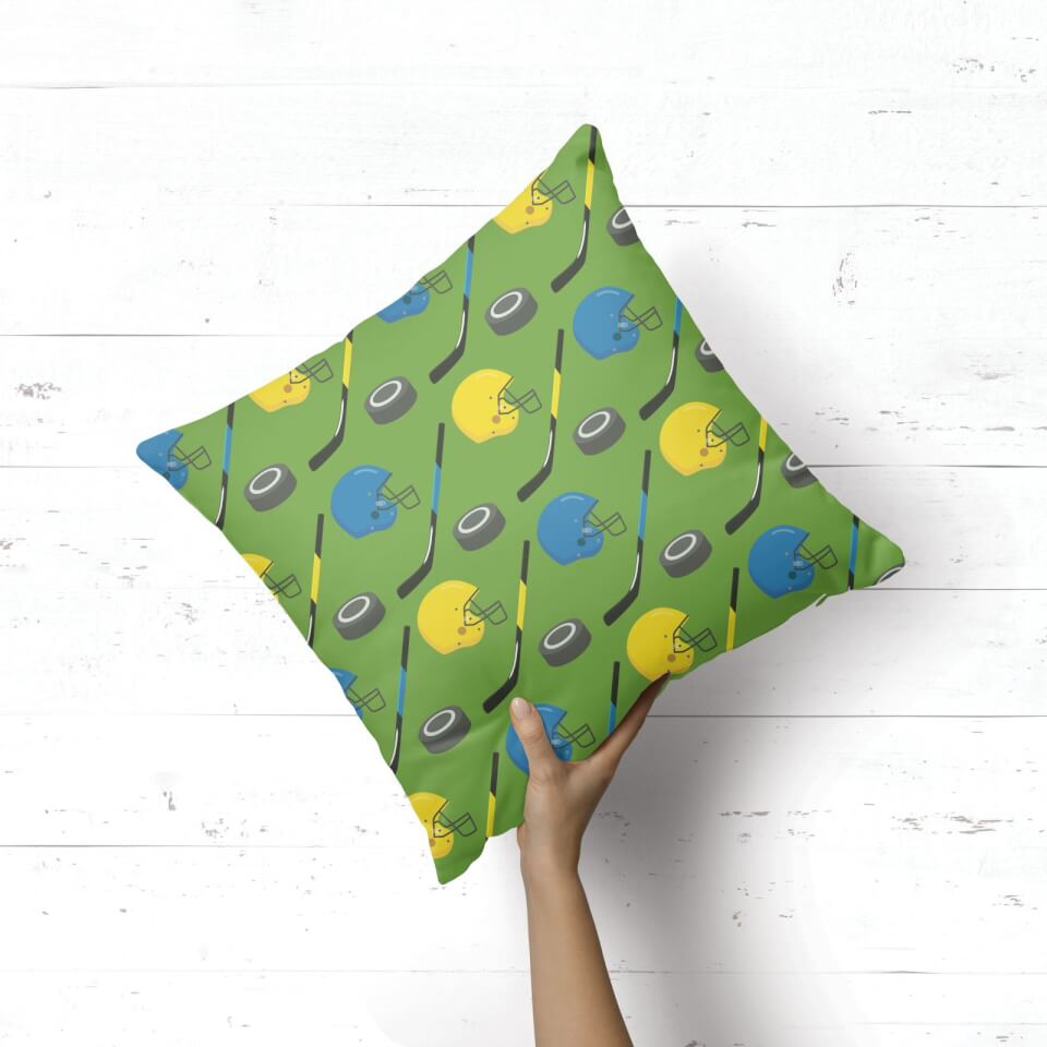 Hockey Square Cushion 1