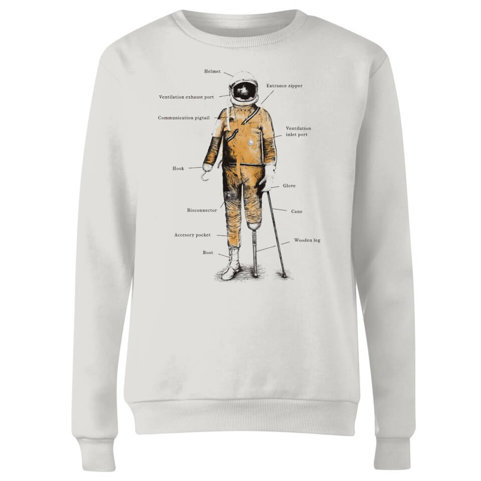 Astronaut Women's Sweatshirt - White