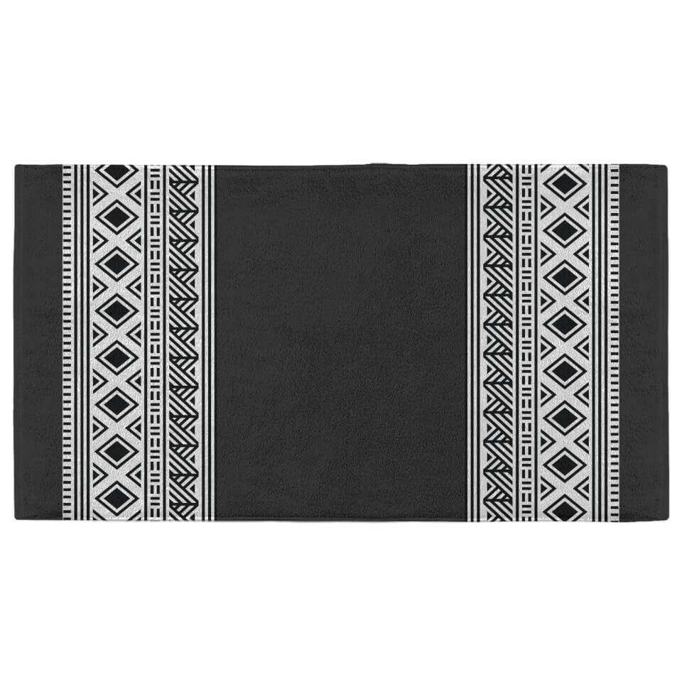 Hand Towels Geometric Border Hand Towel