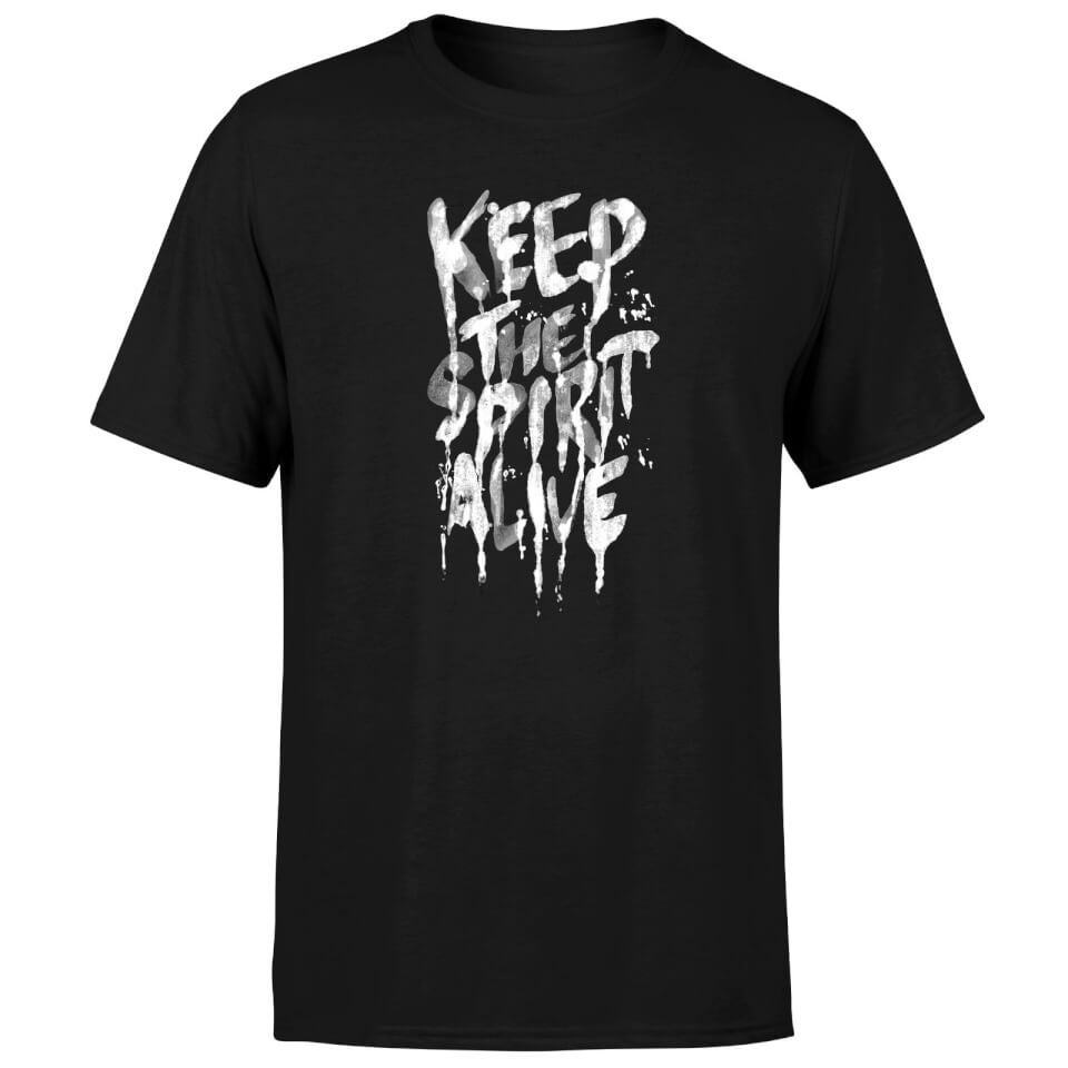 Ikiiki Keep The Spirit Alive Men's T-Shirt - Black