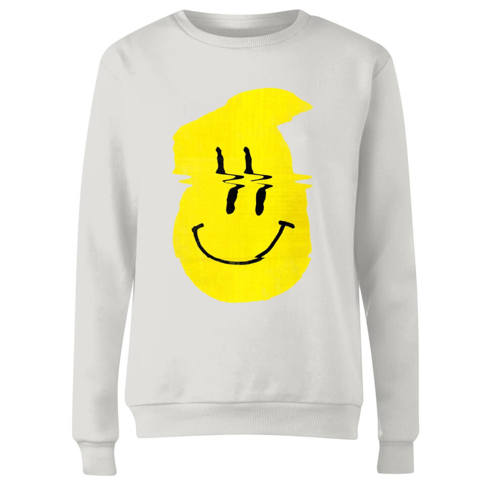 Ikiiki Smiley Women's Sweatshirt - White 2