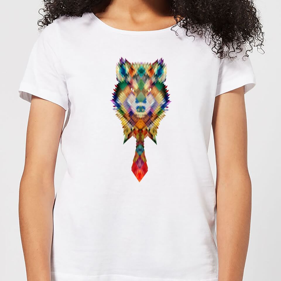 Ikiiki Wolf Women's T-Shirt - White