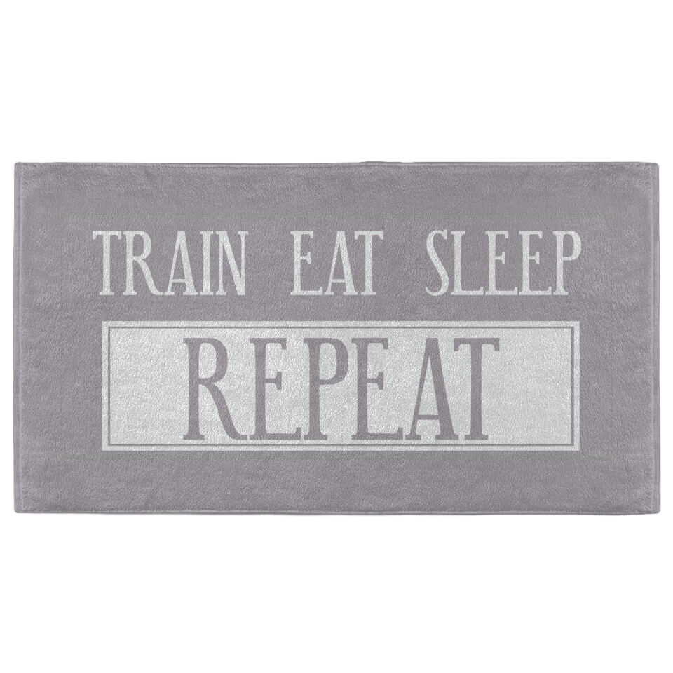 Train Eat Sleep Repeat Fitness Towel