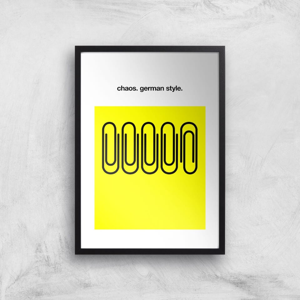 Kubistika German Chaos Giclee Art Print