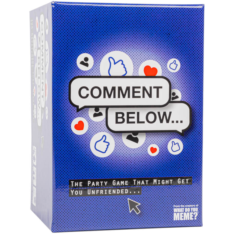 Comment Below Adult Party Game