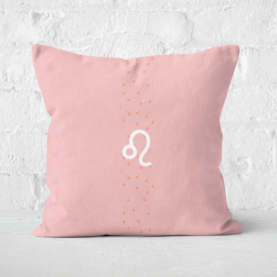 Pastel Leo Square Cushion