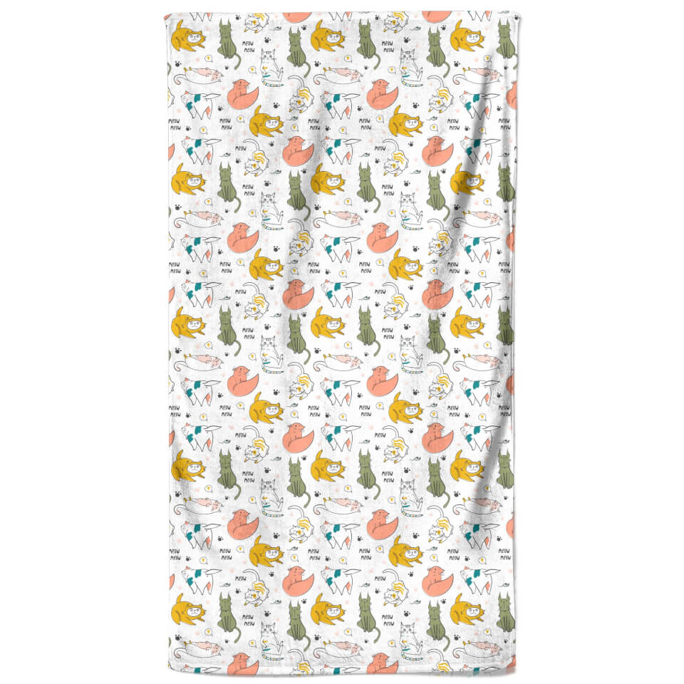 Cats Beach Towel