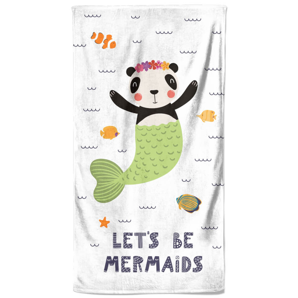Let's Be Mermaids Beach Towel