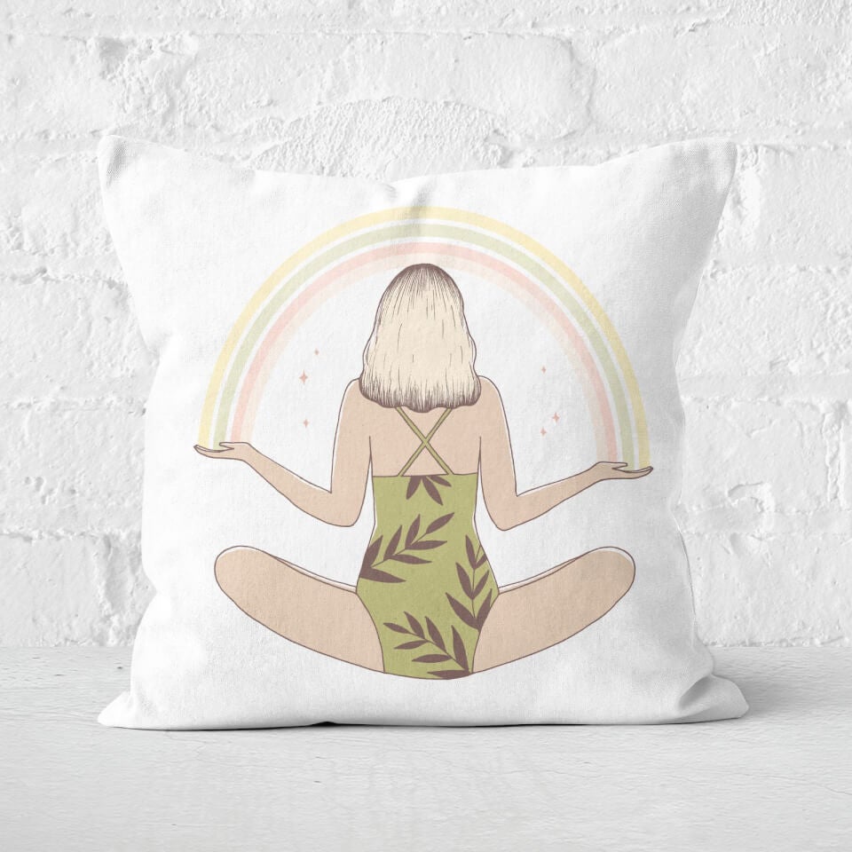 Self Care Square Cushion