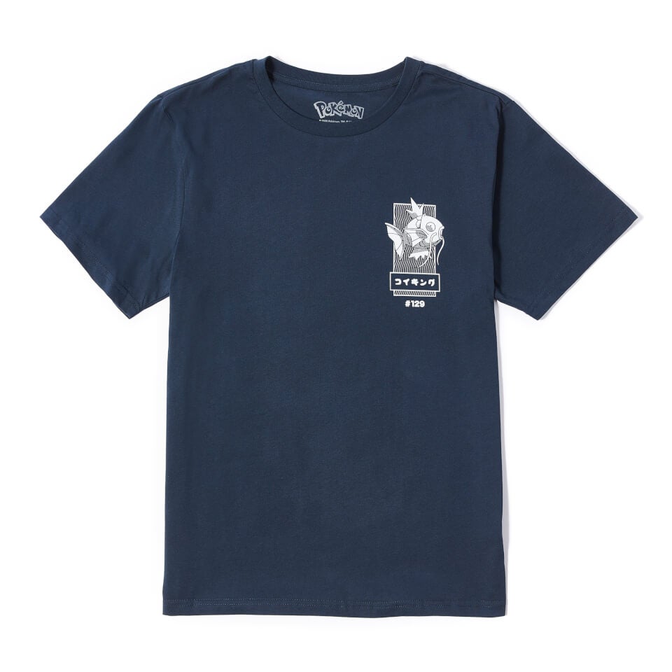 Pokémon Magikarp Evolution Unisex T-Shirt - Navy