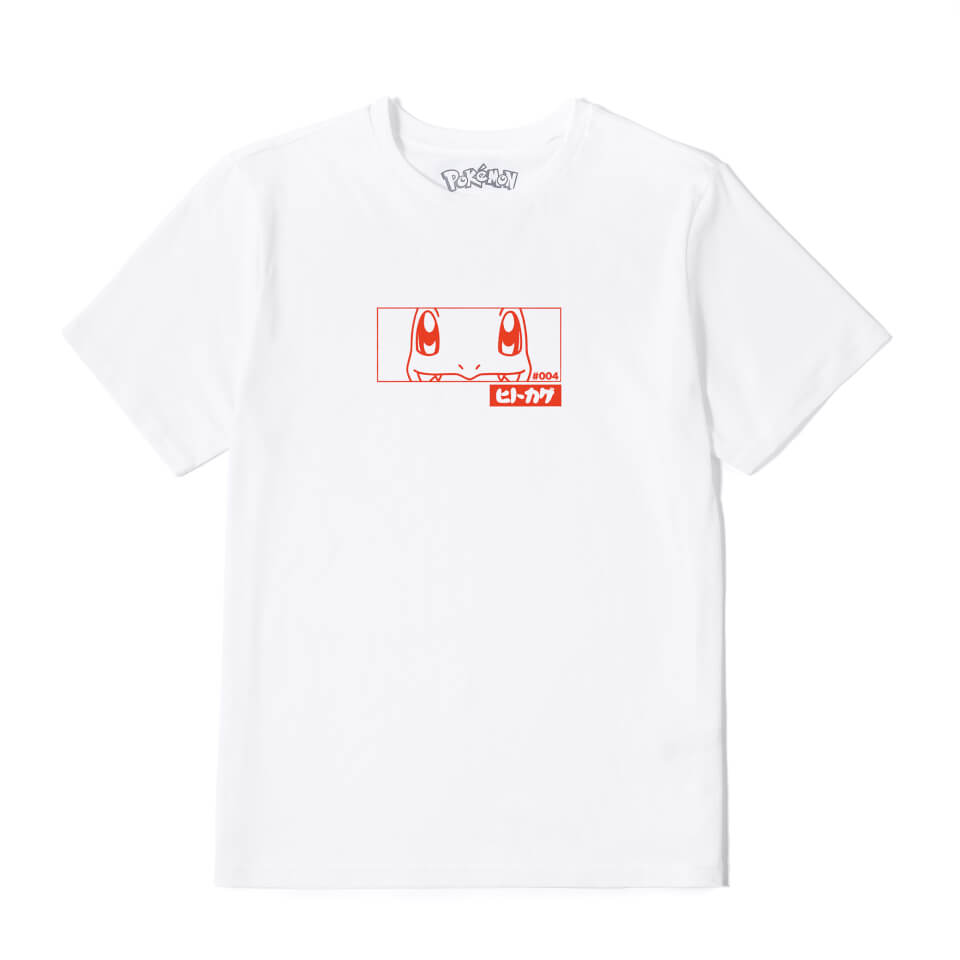 Pokémon Charmander Evolution Unisex T-Shirt - White