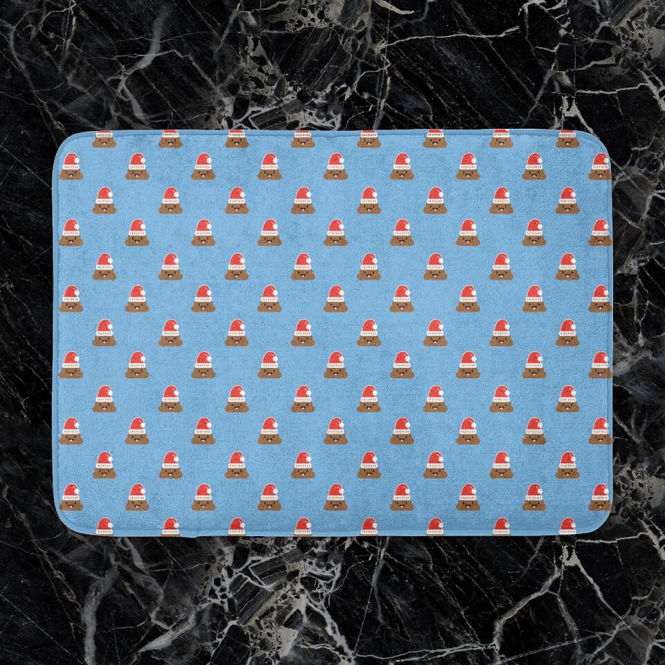 Christmas Poo Bath Mat