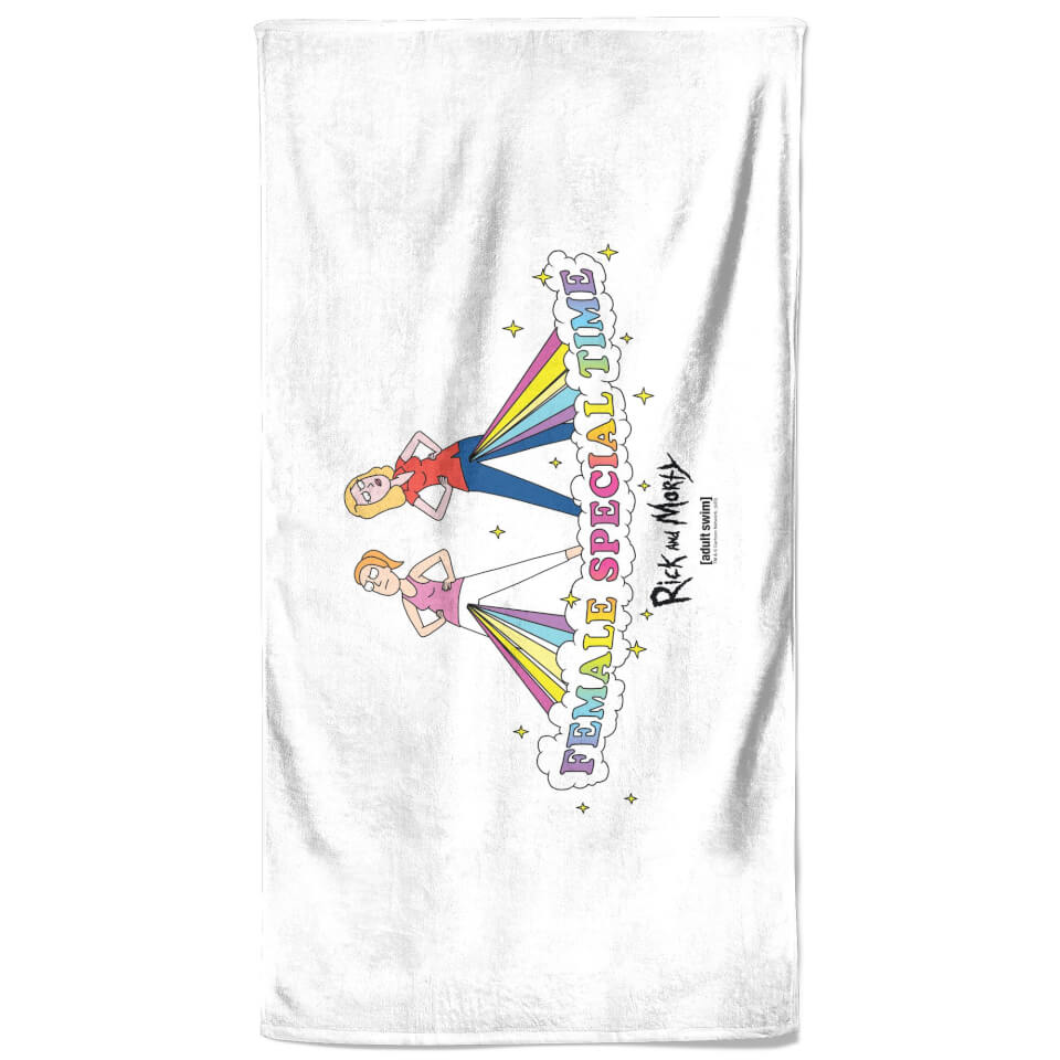 Rick and Morty Female Special Time Beach Towel