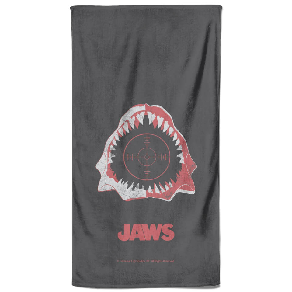 Jaws Print Beach Towel