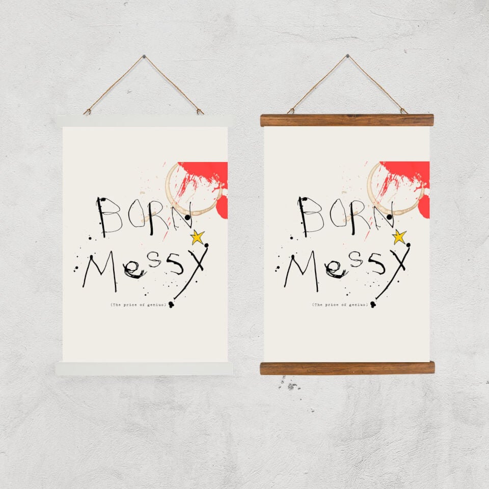 Poet & Painter Born Messy Giclee Art Print 1