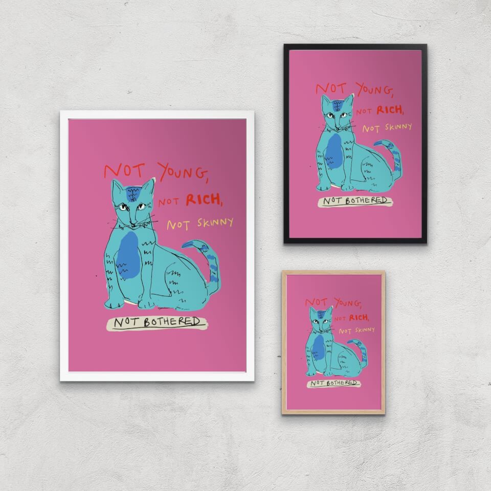 Poet & Painter Not Bothered Giclee Art Print 0
