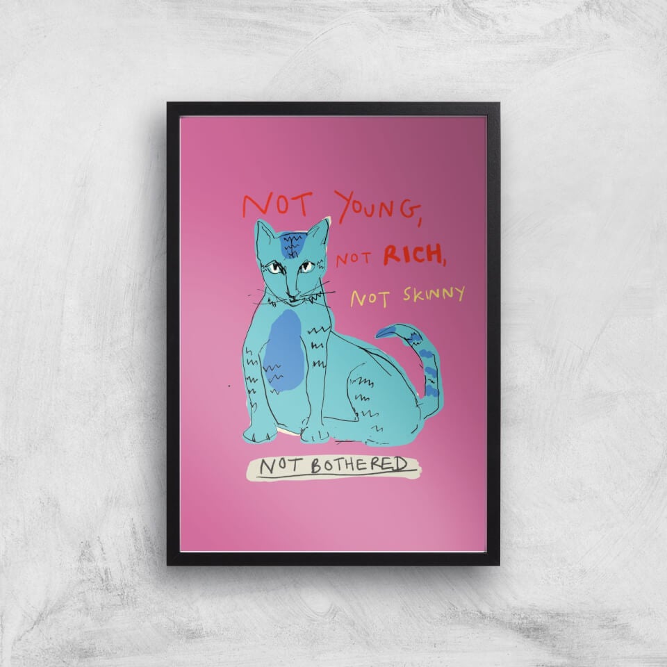 Poet & Painter Not Bothered Giclee Art Print