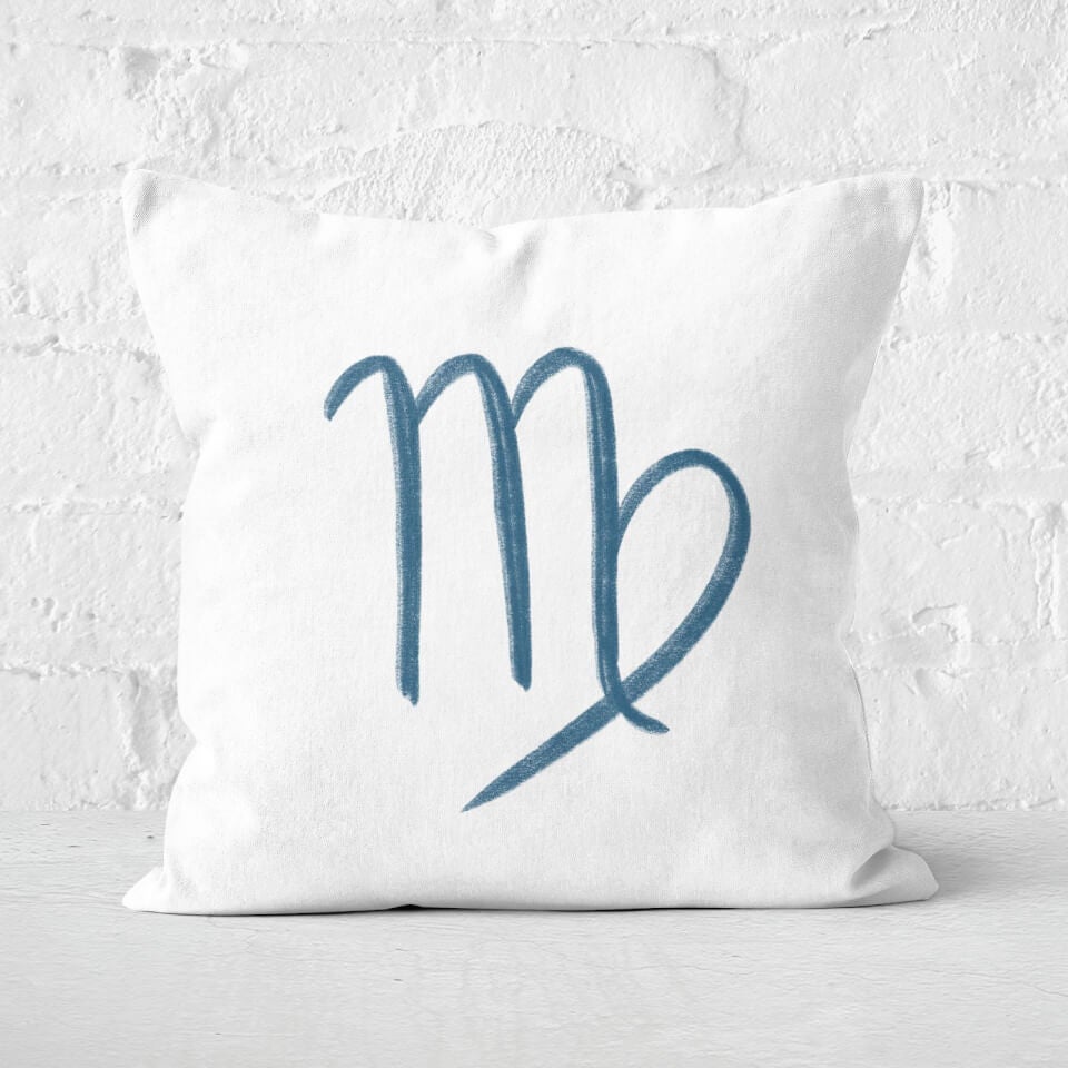 Virgo Symbol Square Cushion
