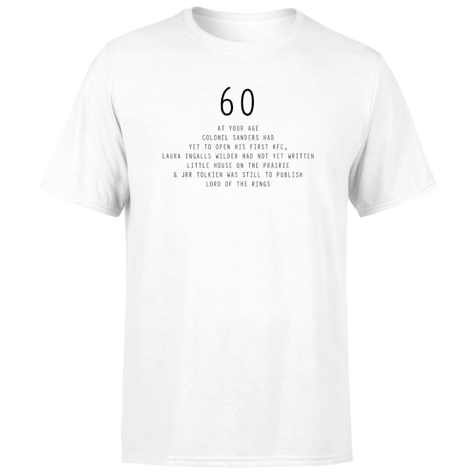 60th Birthday Men's T-Shirt - White