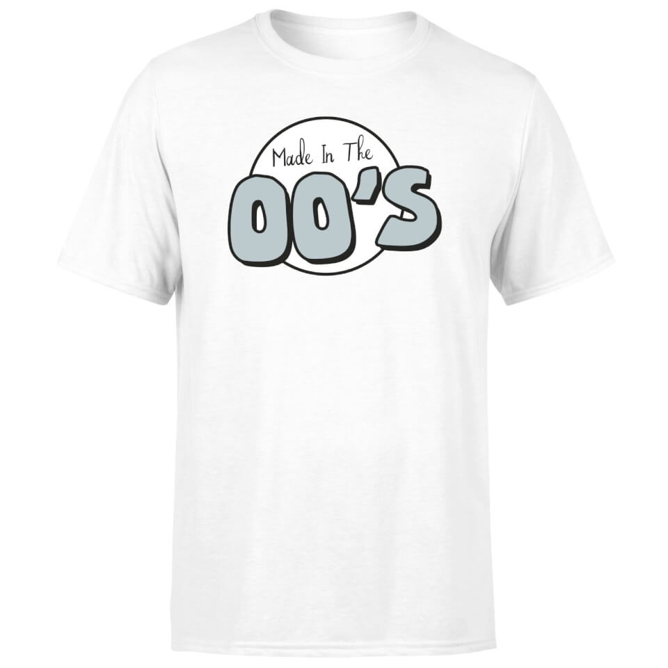 Made In The 00s Birthday Black And White Men's T-Shirt - White