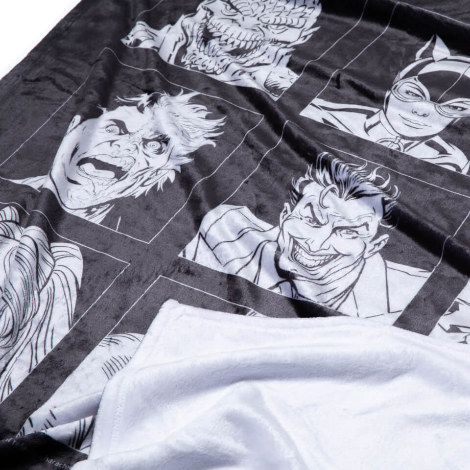 Batman Villains Icon Fleece Blanket 0