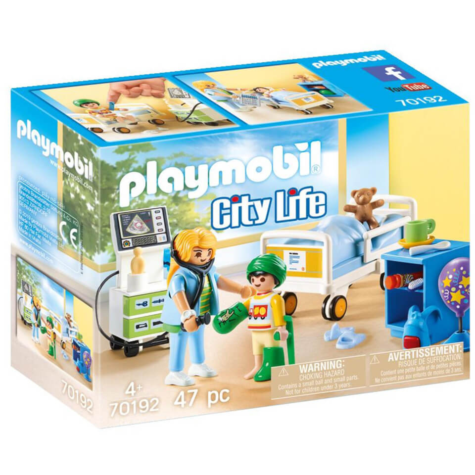 Playmobil City Life Children's Hospital Room (70192)