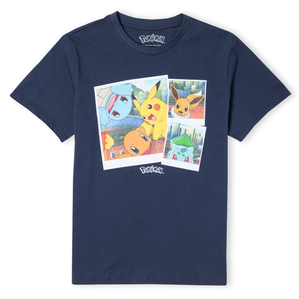 Pokémon Walking Along The Waterfront Unisex T-Shirt - Navy