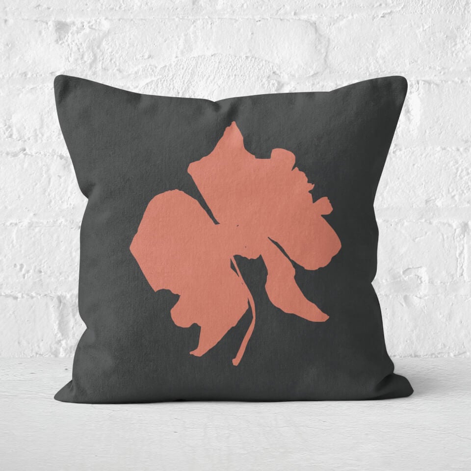 Cut Out Flower Square Cushion
