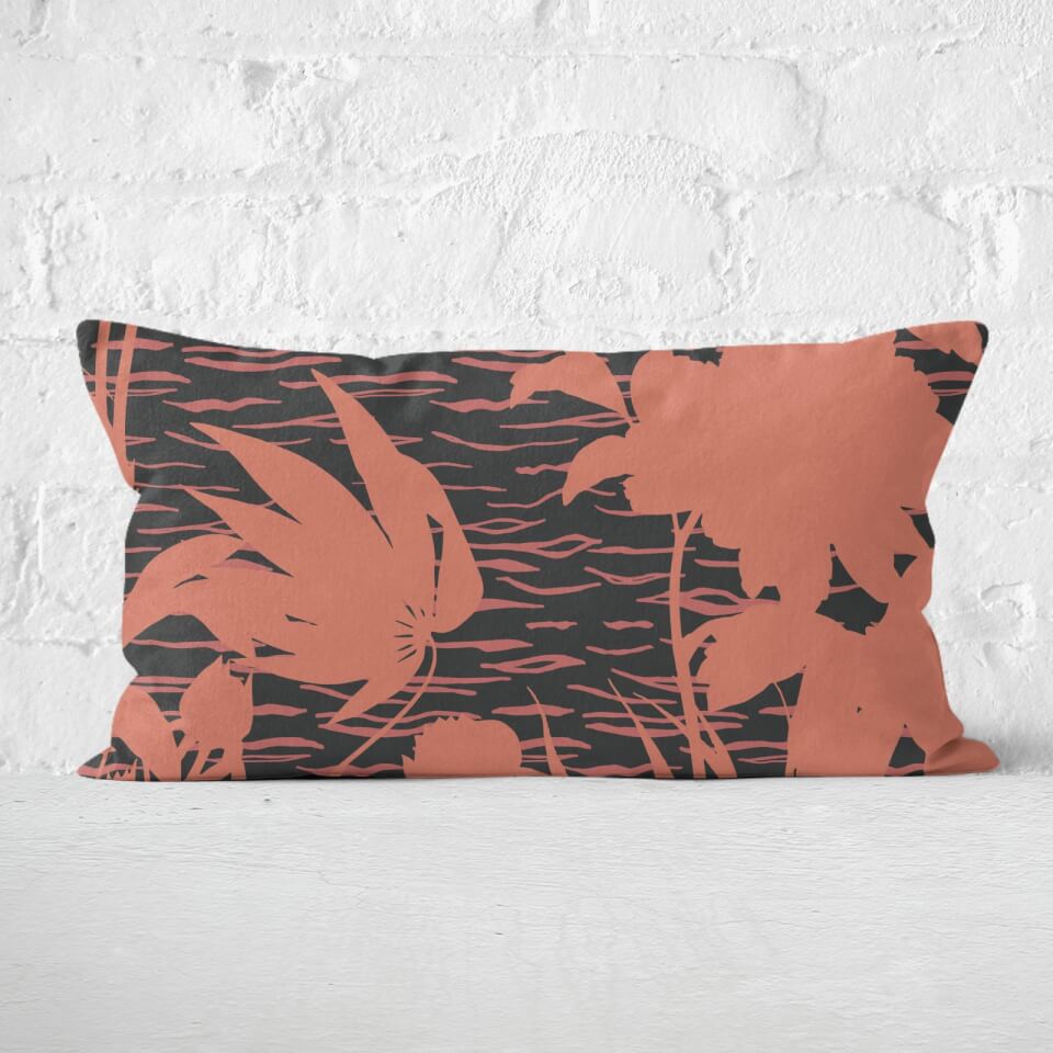 Flowers & Animal Rectangular Cushion