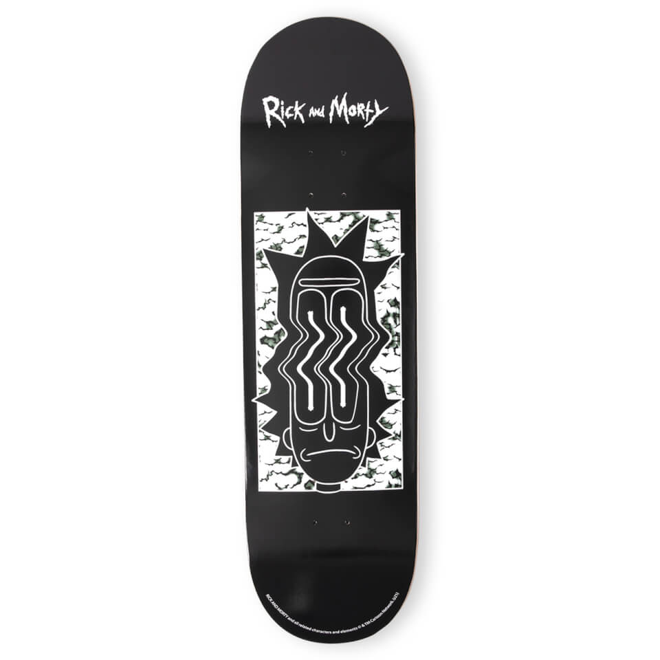 Rick And Morty DUST! Exclusive SkateBoard Deck - Wave Glitch