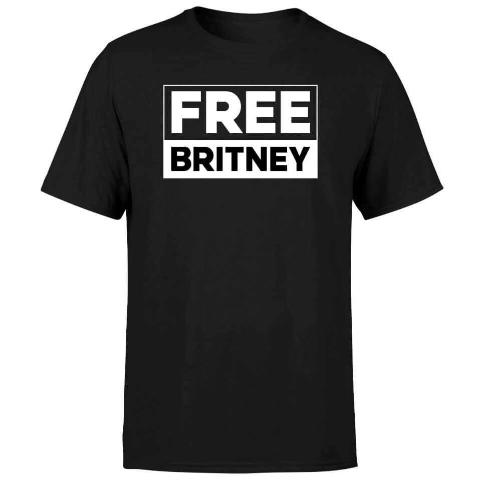 Straight Outta Free Britney Men's T-Shirt - Black