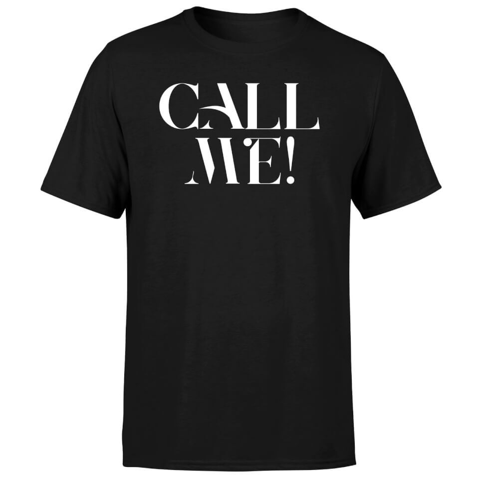 Call Me! Men's T-Shirt - Black