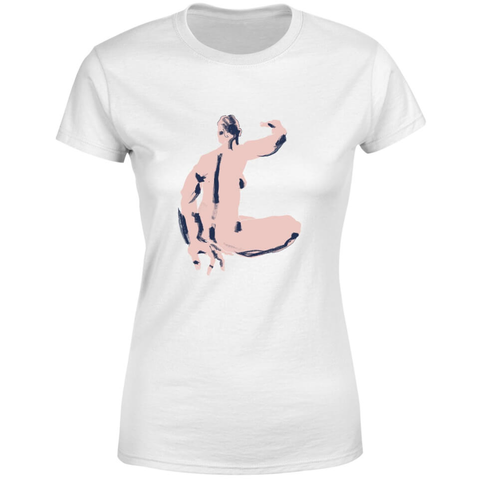 Nude Back Women's T-Shirt - White