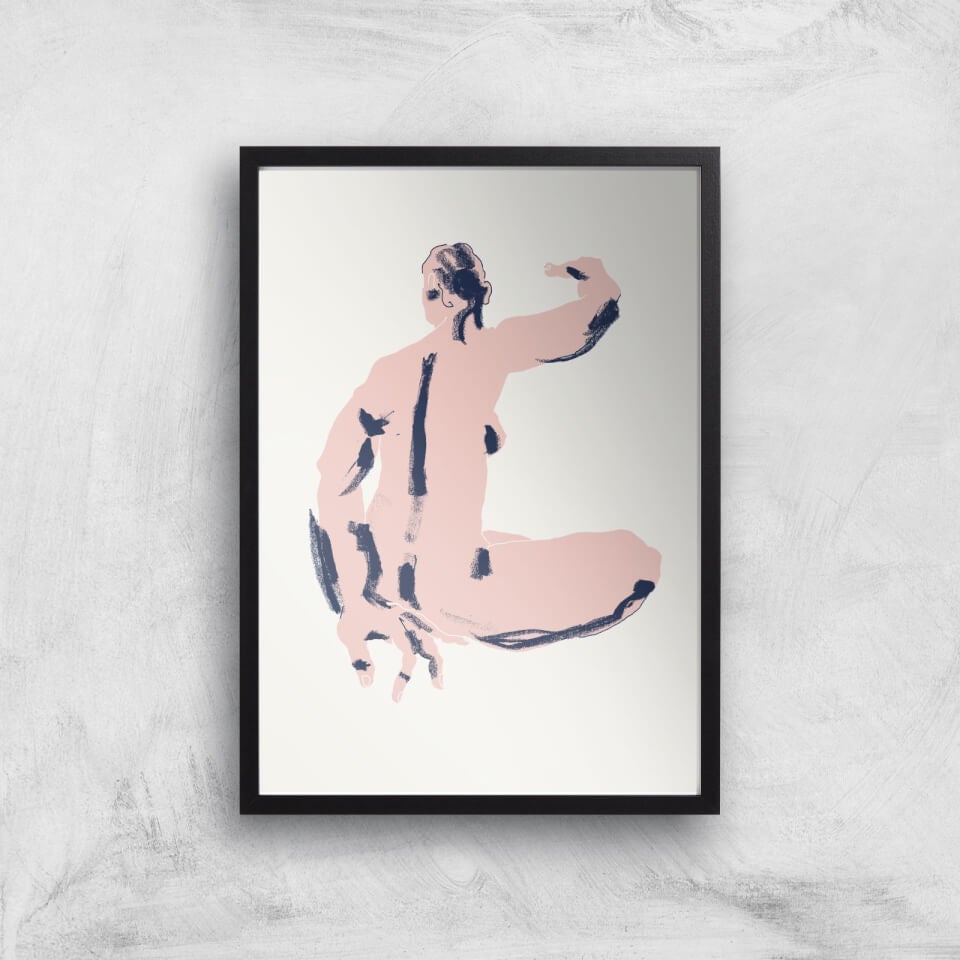 Seated Nude Back View Giclee Art Print