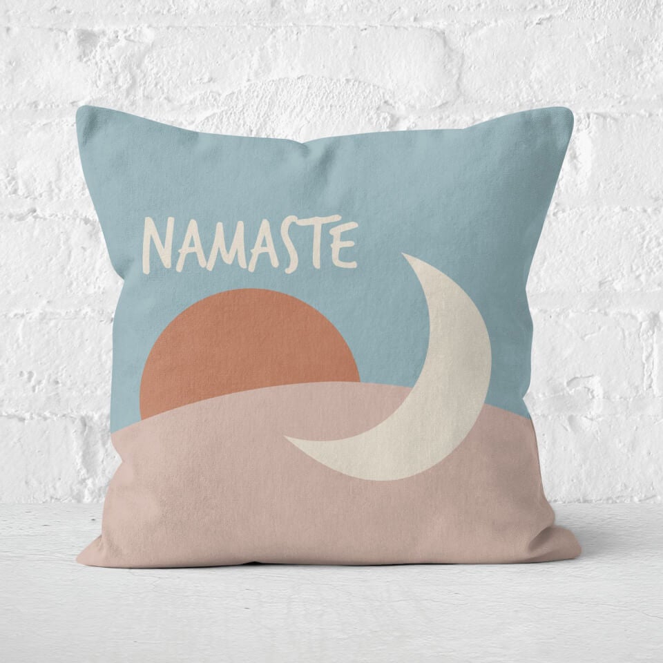 Yoga Namaste Square Cushion