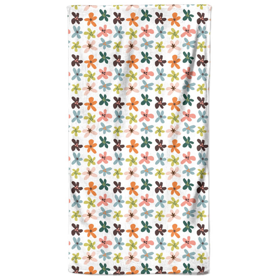 Beach In Bloom Beach Towel