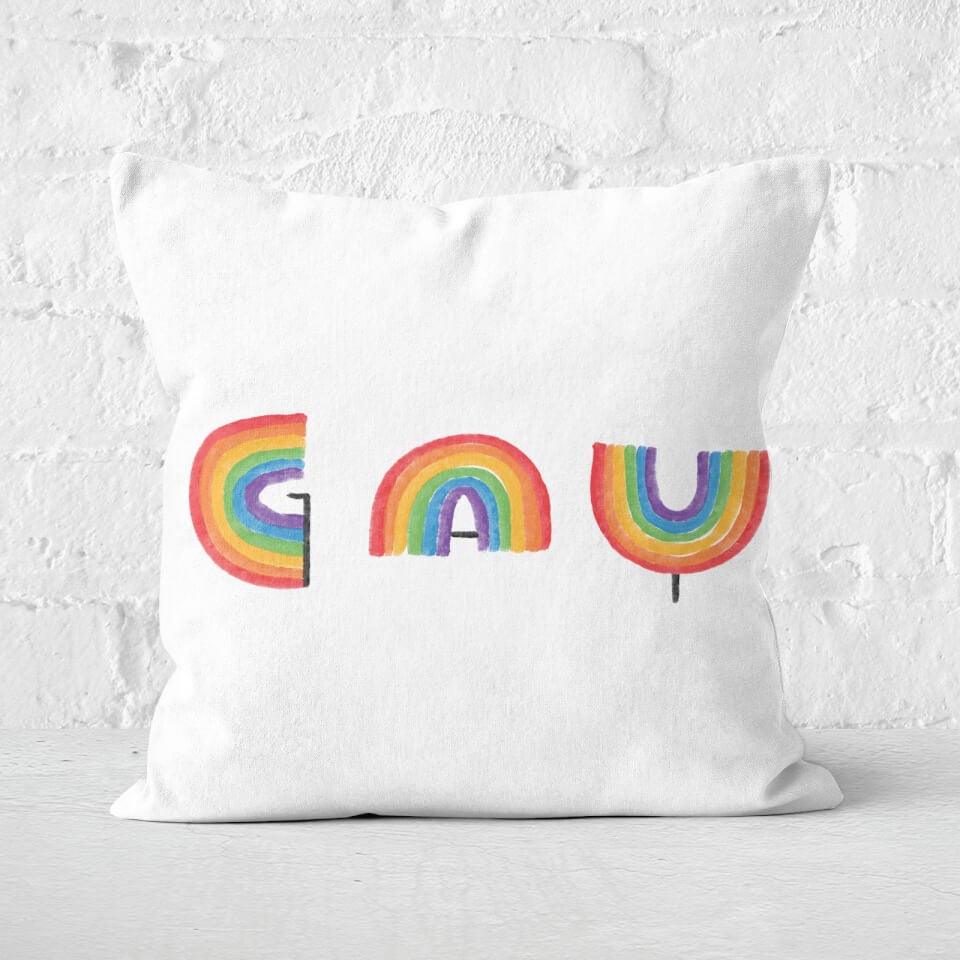 Rainbows Square Cushion