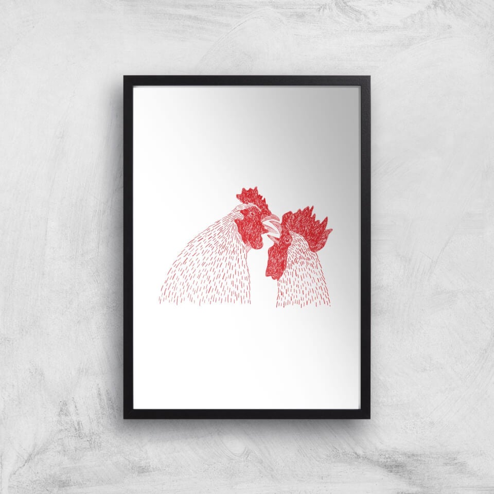 Cockerels Giclee Art Print