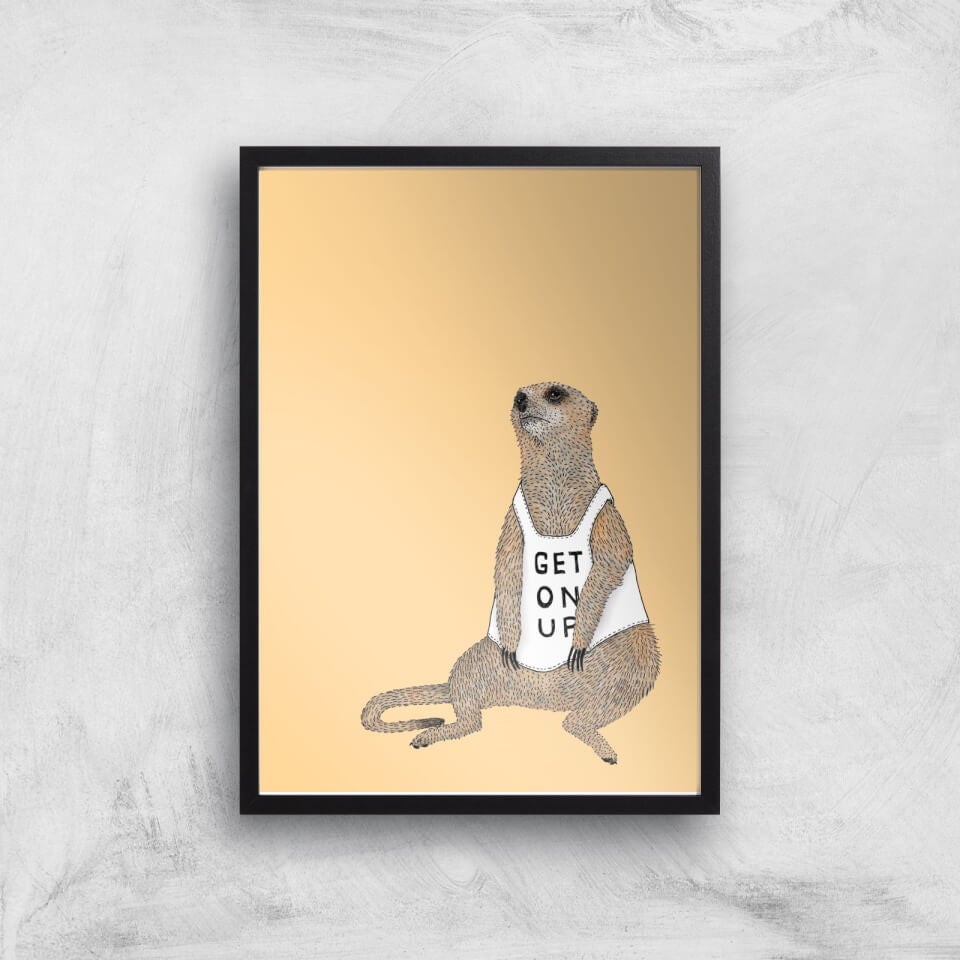 Mellow Meerkat Giclee Art Print