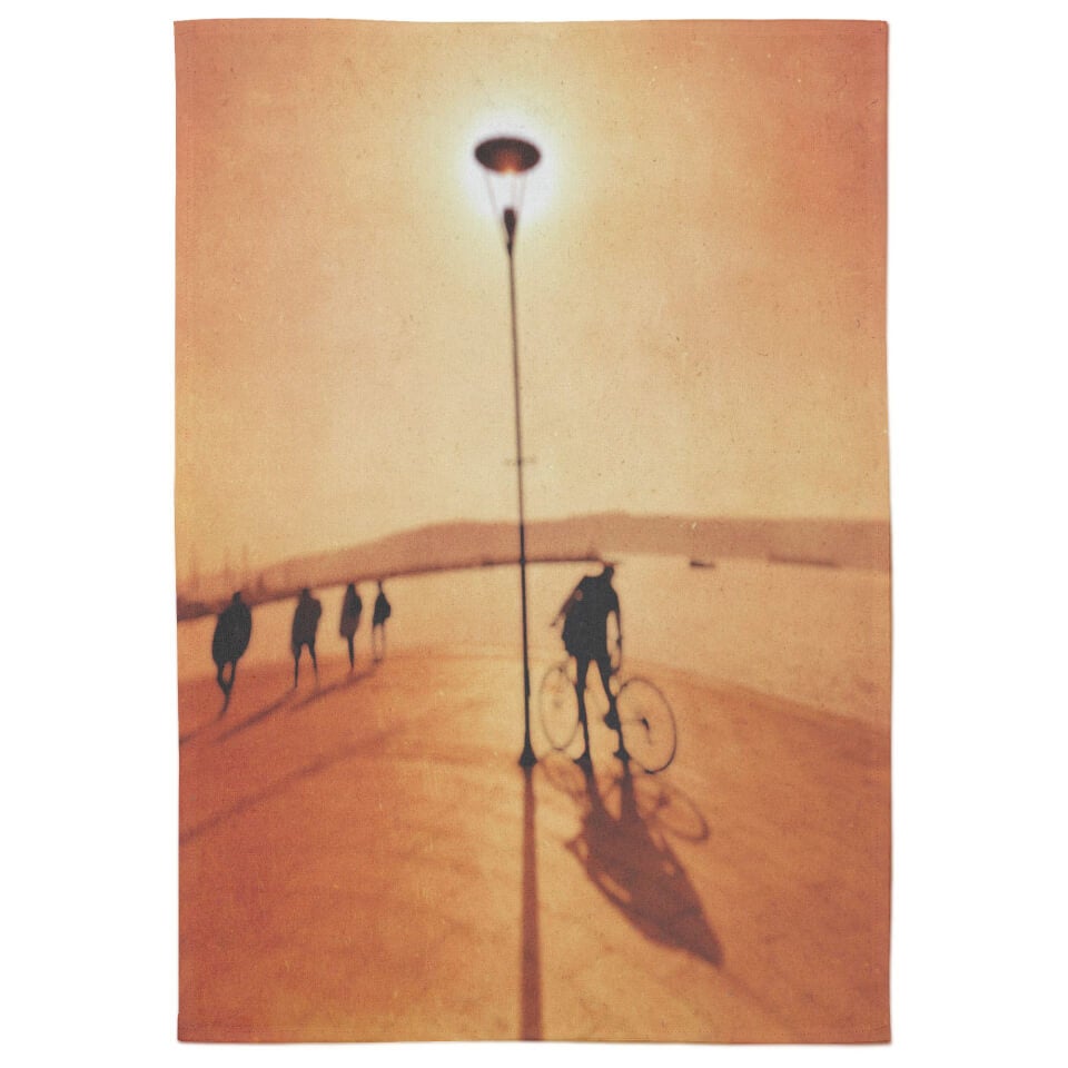 In The Mirror Of The Sun Cotton Tea Towel - White