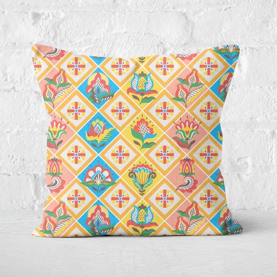 Sociable Flower Square Cushion 0