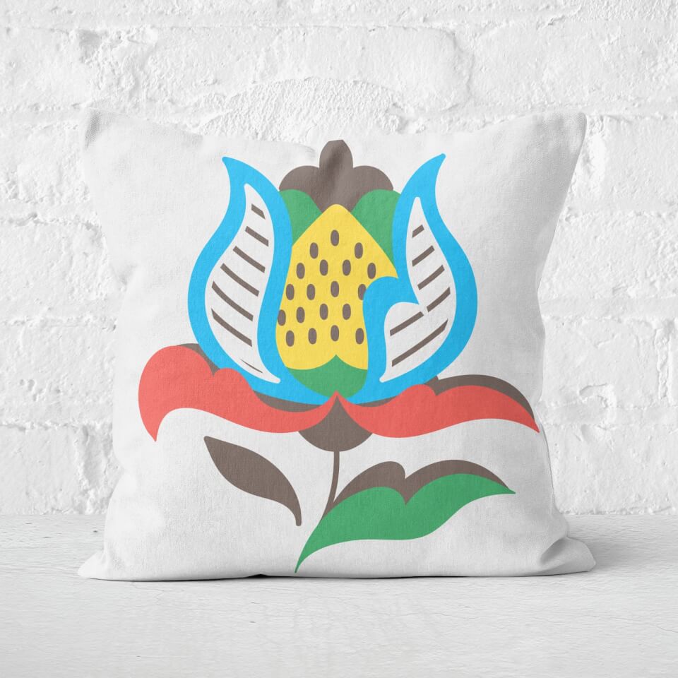 Homey Flower Square Cushion