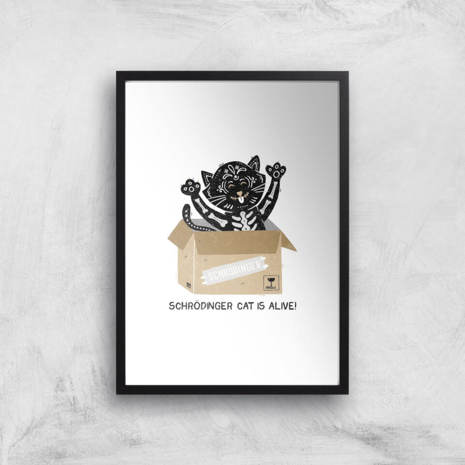 Am I Alive Schro?dinger Cat Giclee Art Print
