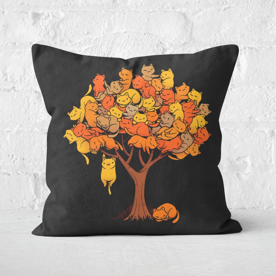 Cat Tree Square Cushion
