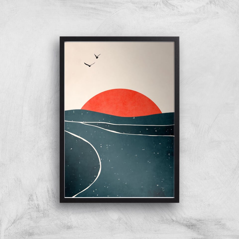 Borris Photography Doves And Waves Giclee Art Print